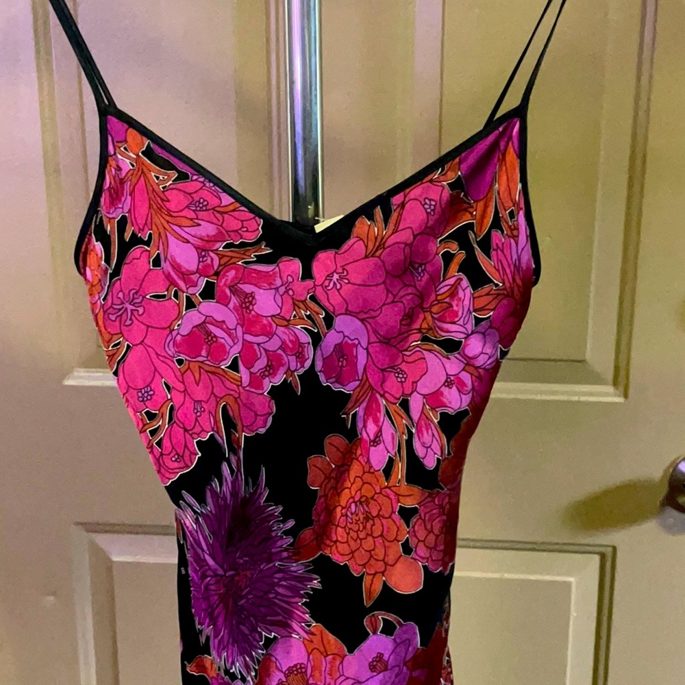 Divided by H&M Pink And Black Floral Dress